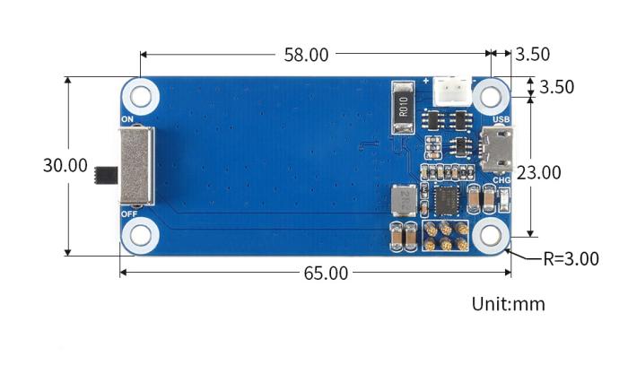 UPS HAT för Raspberry Pi Zero - 5V ut @ electrokit (8 av 9)