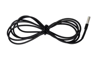 Temperatursensor 1m metall DS18B20 -55/+125°C @ electrokit