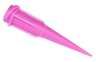 Doseringsspets PP 0.60mm #20 rosa - Luer Lock @ electrokit