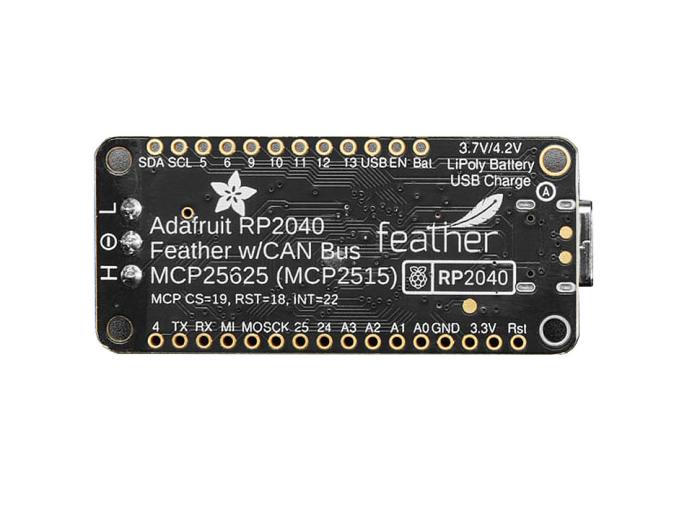 Adafruit Feather RP2040 CAN Bus @ electrokit (2 av 7)