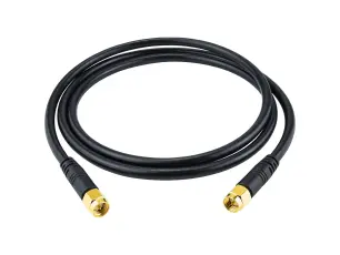 Kabel SMA-hane till SMA-hane RG-174 1m @ electrokit