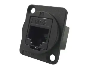 Panelmonterat skarvdon för cat5e UTP kabel RJ45 @ electrokit