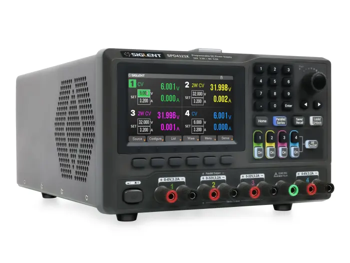 Lab power supply 4-channel 6V/32V 3.2A/3.2A 240W Siglent SPD4323X @ electrokit (3 of 8)