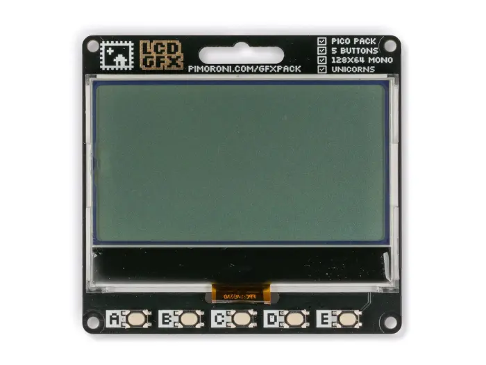 Pico GFX Pack - LCD 128x64px @ electrokit (2 of 3)