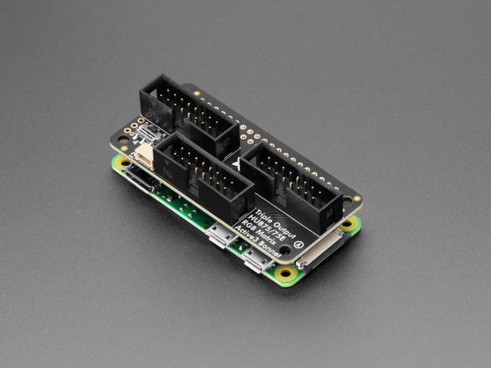RGB-Matris HAT för Raspberry Pi för 3 HUB75-paneler @ electrokit (4 av 9)