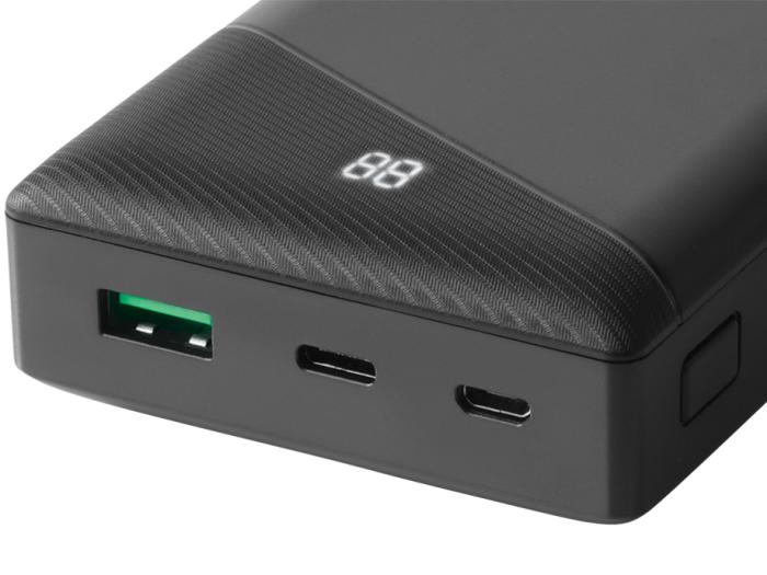 Powerbank 20000mAh 18W 1x USB-A 1x USB-C @ electrokit (3 av 3)