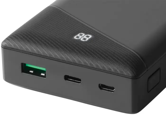Powerbank 20000mAh 18W 1x USB-A 1x USB-C @ electrokit (3 av 3)