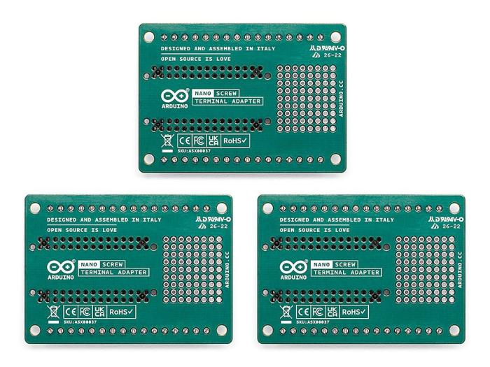 Arduino Nano Screw Terminal Adapter - 3-pack @ electrokit (3 av 4)