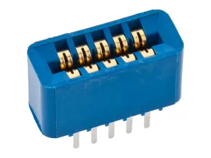 Kantkontakt 2x5-pol 2.54mm @ electrokit