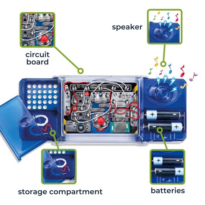 Experimentlåda för elektronik - 8 projekt @ electrokit (5 av 8)