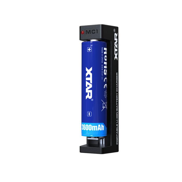 Batteriladdare Li-Ion 0.5A för 1x 18650 Xtar MC1 @ electrokit (5 av 5)