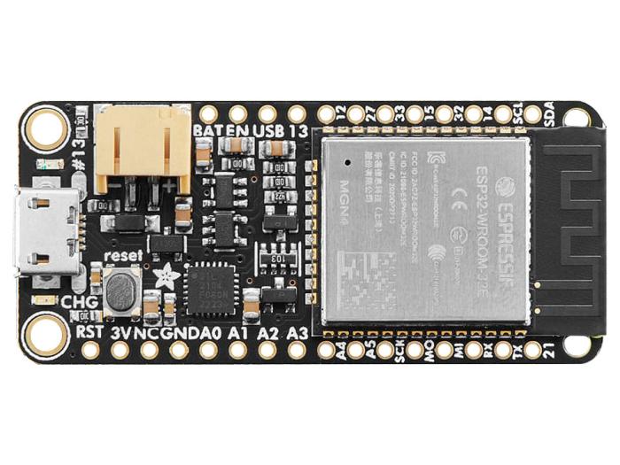 ESP32 Adafruit Feather HUZZAH32 @ electrokit (1 av 6)
