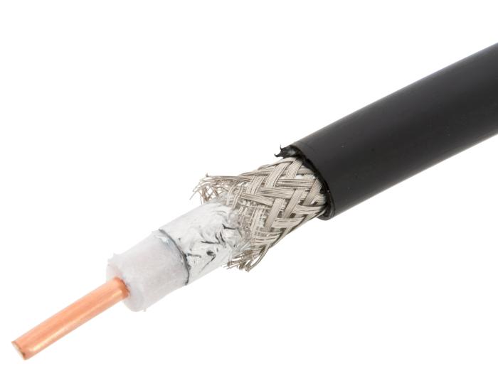 Koaxialkabel COAX-400 ø10mm lågförlust /m @ electrokit (1 av 1)