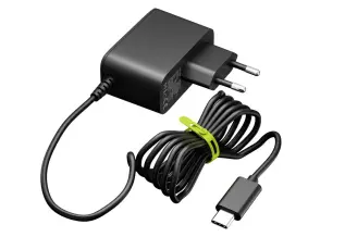 Nätadapter 27W USB-C PD Raspberry Pi 5 svart @ electrokit