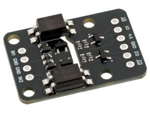 2-kanals opto-isolator med digital niv&aring;omvandling 3 - 30V @ electrokit