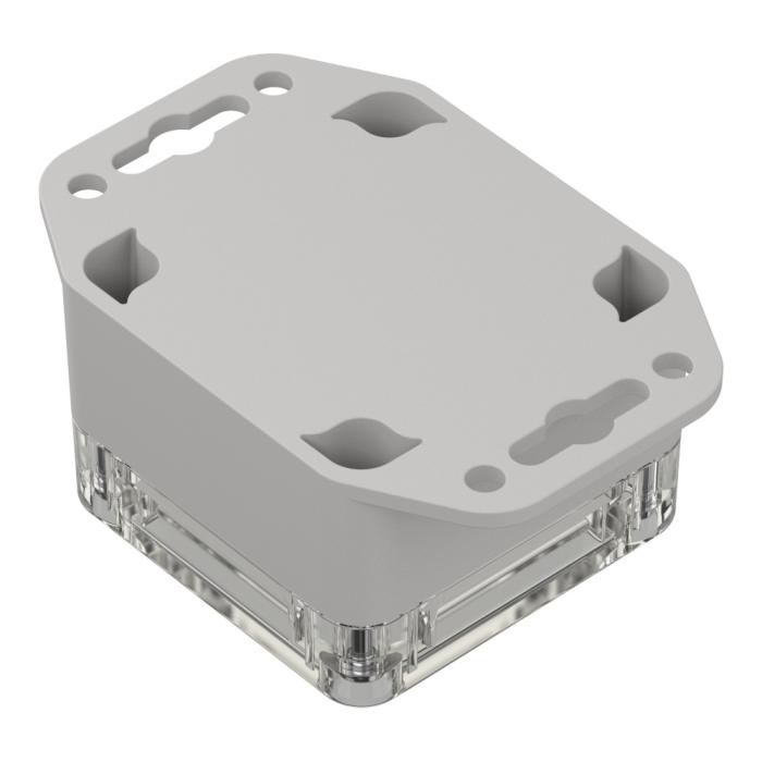 Enclosure 60x40x30mm clear lid ABS IP65 @ electrokit (3 of 4)