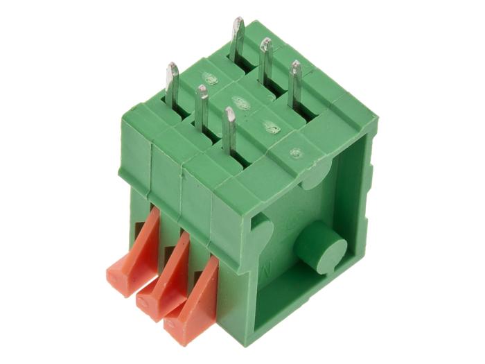 Spring terminal 3-pin 2.54mm @ electrokit (2 of 2)