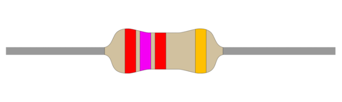 Resistor 1W 5% 2.7kohm (2k7) @ electrokit (1 of 1)