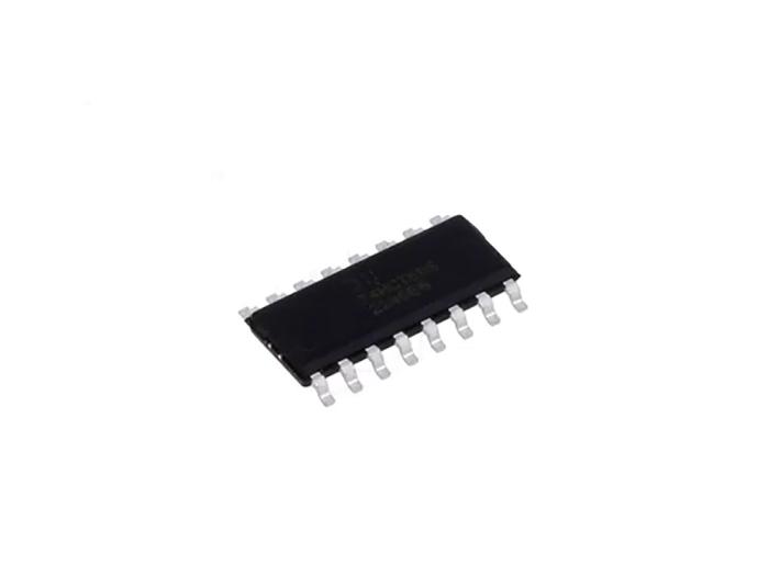 74HCT595 SO-16 8-bit shift register - seriellt in parallellt ut @ electrokit (1 av 1)