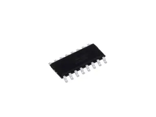 74HCT595 SO-16 8-bit shift register - seriellt in parallellt ut @ electrokit