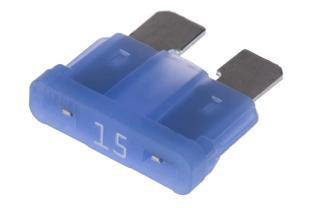Flatsäkring 15A 32VDC - MIDI ATO ATC blå @ electrokit