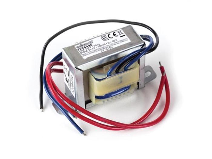 Transformator 9VA 2x9V 500mA @ electrokit (1 av 1)