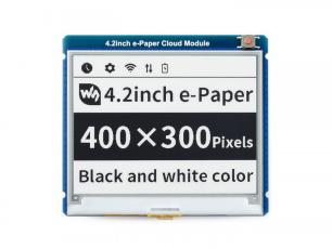 Displaymodul med 4.2" E-papper display och WIFI @ electrokit