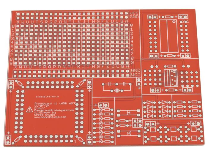 Experimentkort QFP 0.65mm universal @ electrokit (2 av 2)