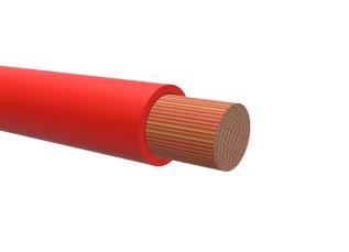 Hook-up wire RKUB 4.0mm² red 60V @ electrokit