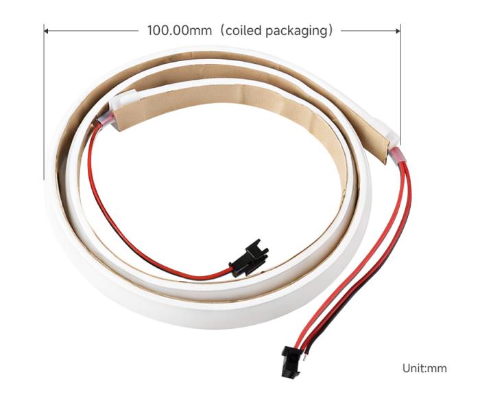 RGBCW COB LED-strip 1m WS2812B 1428LED/m 26W/m 24V @ electrokit (5 of 10)