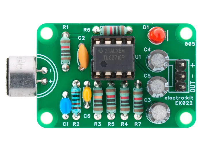 Förstärkare för elektretmikrofon EK022 @ electrokit (3 av 4)