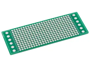 Experimentkort f&ouml;r DIN-kapsling 2mod @ electrokit