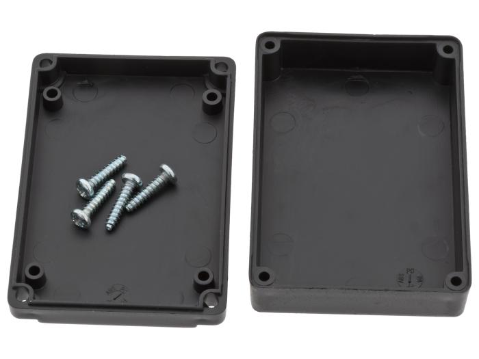 Apparatlåda 72x50x22mm svart @ electrokit (3 av 3)