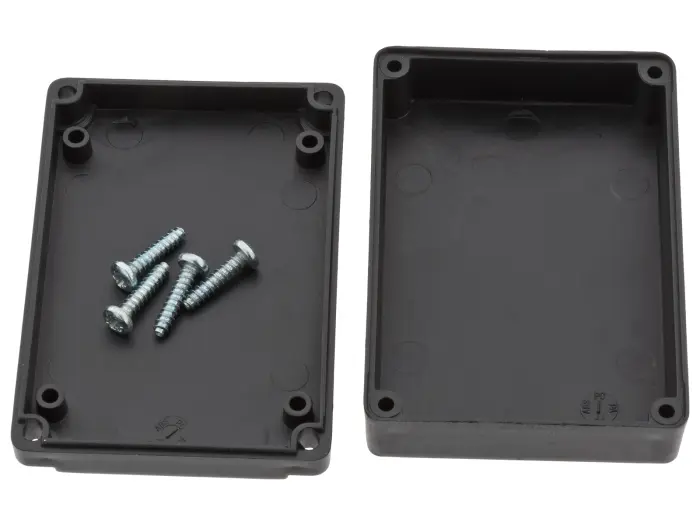 Apparatlåda 72x50x22mm svart @ electrokit (3 av 3)