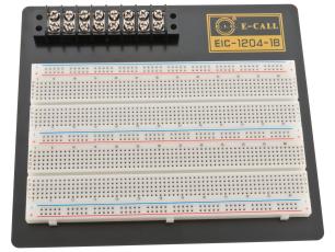 Breadboard 1560 connections with screw terminal @ electrokit