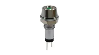 Lysdiodsindikator 2V 20mA grön @ electrokit