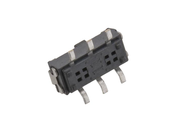 Skjutomkopplare 2-pol on-on SMD 2.54mm @ electrokit (2 av 2)