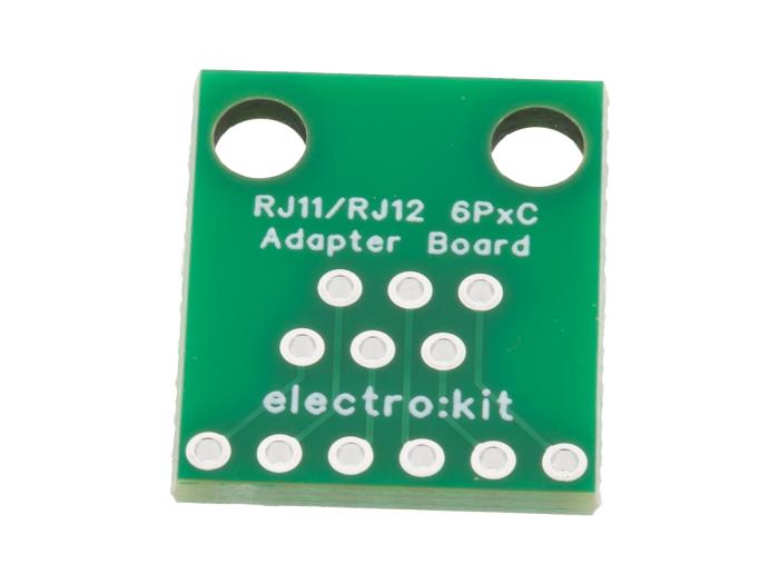 Adapterkort RJ11/RJ12 / 6P4C/6P6C @ electrokit (2 av 4)