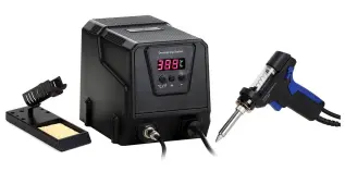 Avl&ouml;dningsstation med vakuumpump 90/200 W @ electrokit