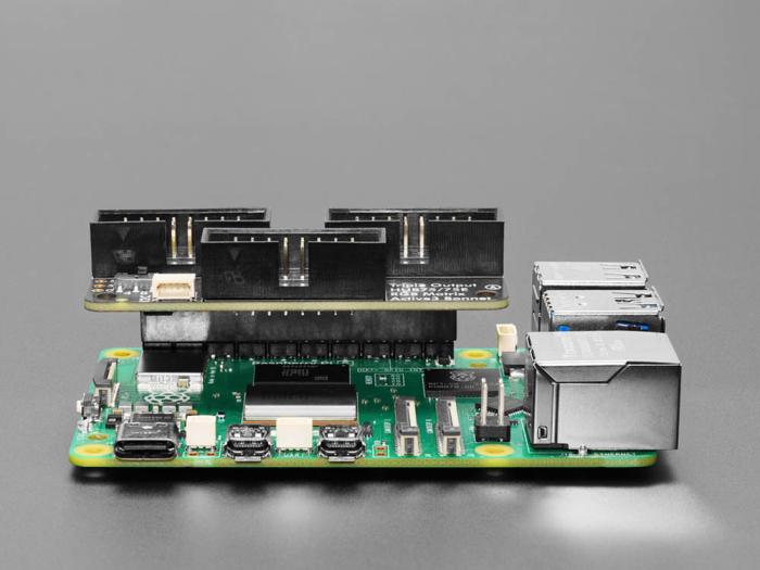 RGB-Matris HAT för Raspberry Pi för 3 HUB75-paneler @ electrokit (7 av 9)
