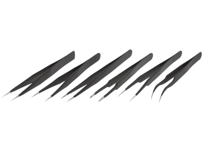 Tweezers ESD safe straight 120mm @ electrokit (3 of 3)