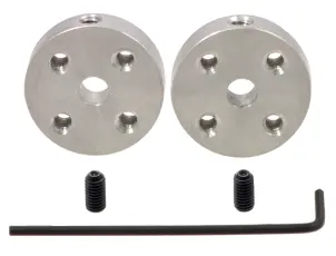 Nav för robothjul ø4mm - 2-pack @ electrokit