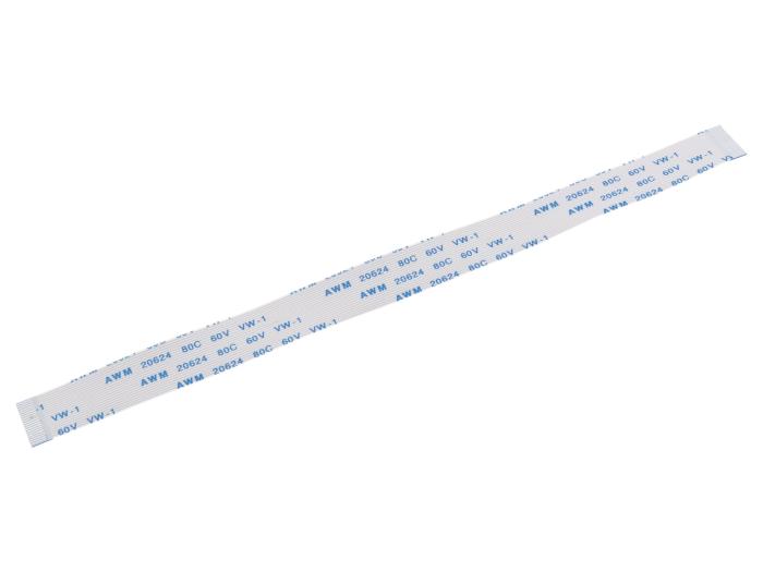 FPC-kabel 20-pol 0.5mm 150mm samma-sida @ electrokit (1 av 1)