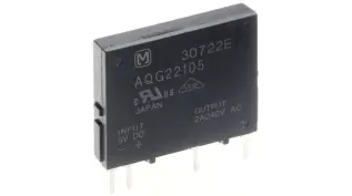 Halvledarrelä SSR PCB 4-6VDC / 75-264VAC 2A @ electrokit