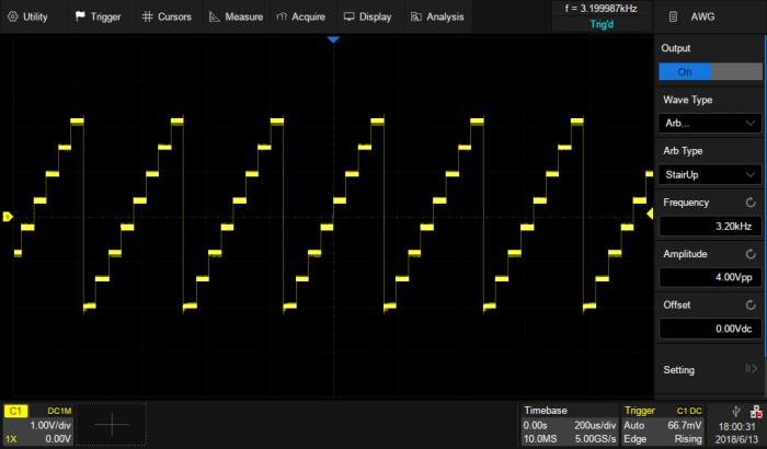 25MHz built-in function generator option (sw) SDS2000HD-FG @ electrokit (1 av 1)