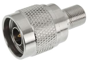 Adapter N male F female (50 ohm) @ electrokit