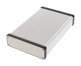 Aluminiuml&aring;da extruderad 160x103x30mm @ electrokit