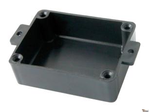 Enclosure 60x45x20mm for potting black @ electrokit