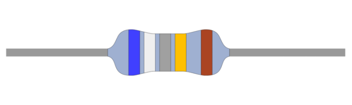 Metallfilmsmotstånd 0.25W 69.8ohm 1% (69R8) @ electrokit (1 av 1)