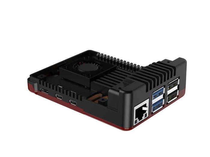 Argon NEO 5 for Raspberry Pi 5 black/red @ electrokit (8 of 11)